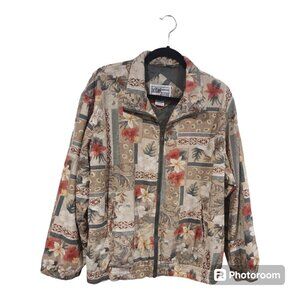 Vital Zone Vintage Women's Silk Jacket Size Large